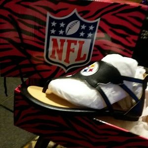 Pittsburgh steeler sandals
